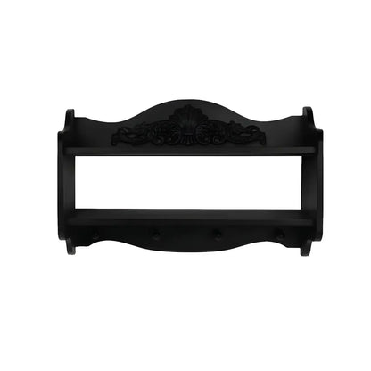 Petite vitrine murale en bois noir