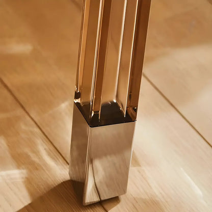 Tabouret de bar empilable chic en acrylique aux couleurs vibrantes