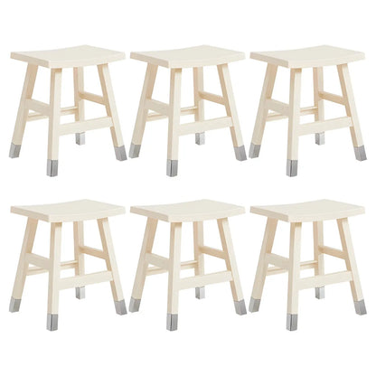 Tabouret de bar empilable chic en acrylique aux couleurs vibrantes