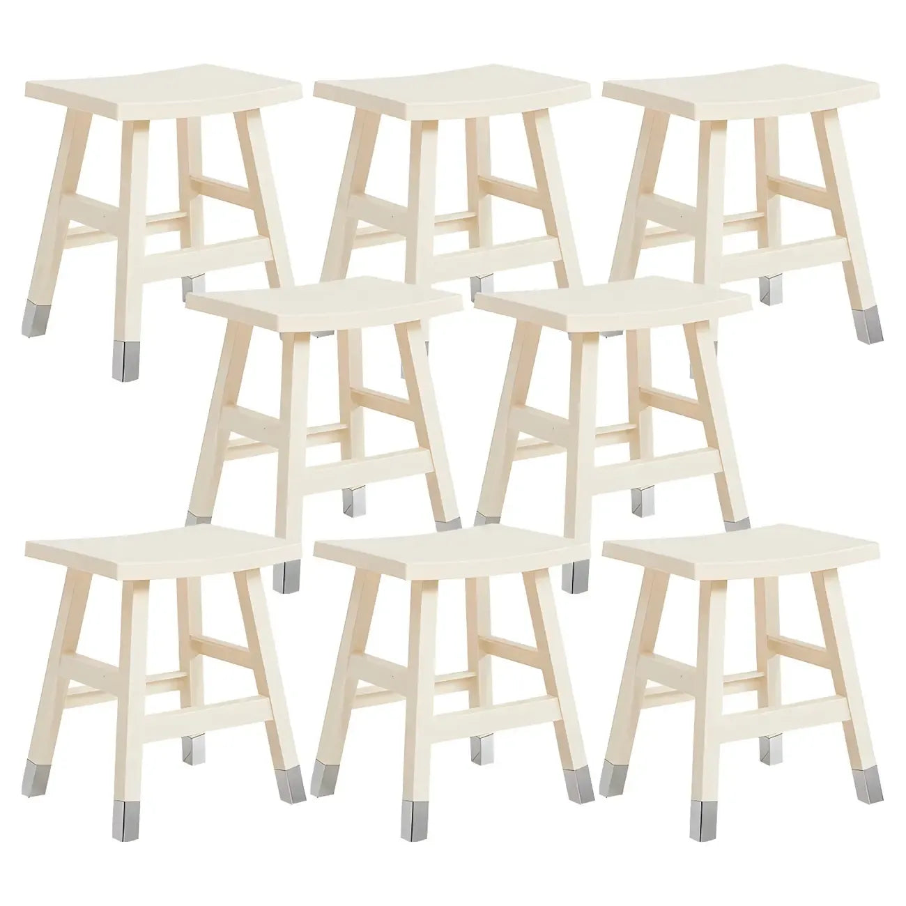 Tabouret de bar empilable chic en acrylique aux couleurs vibrantes