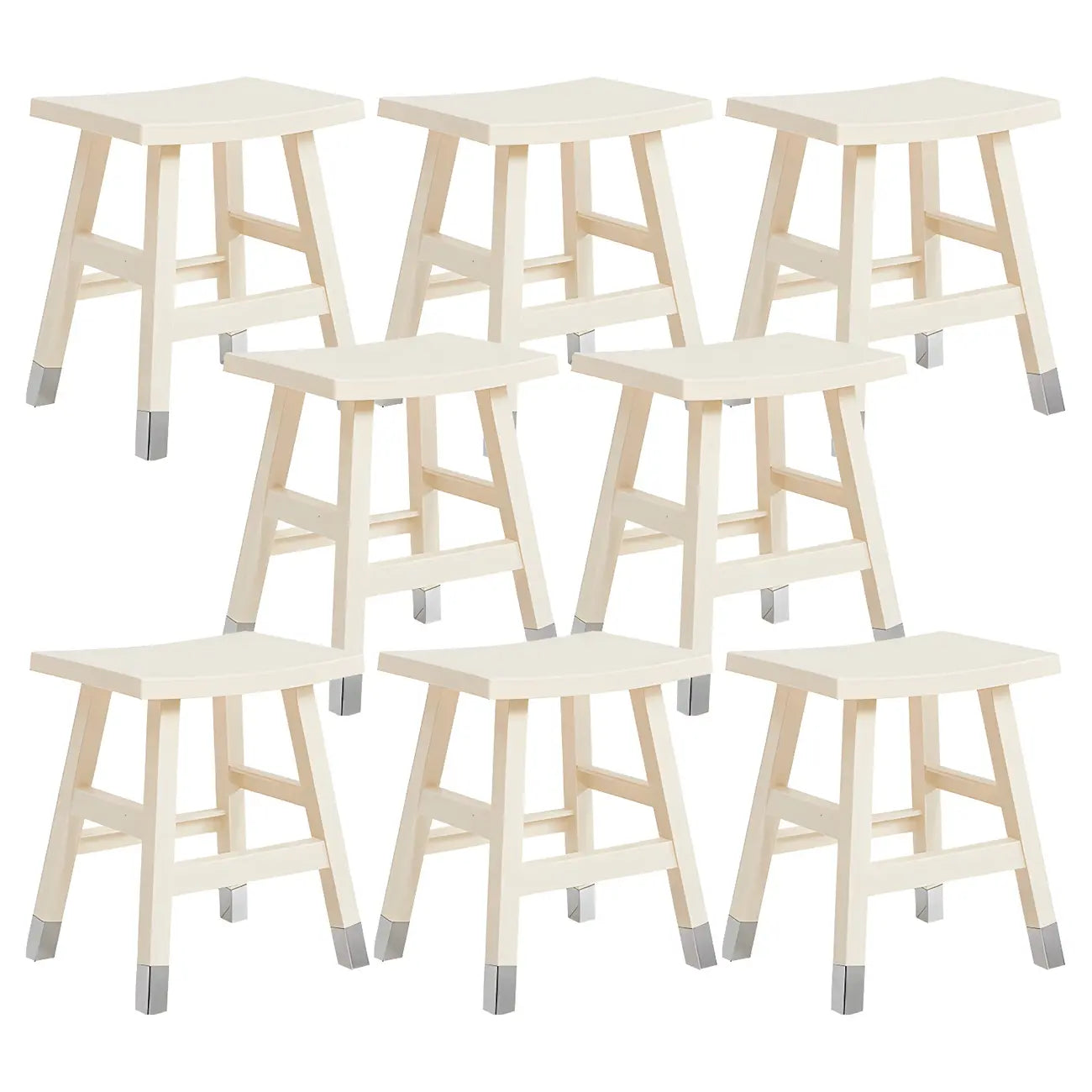 Tabouret de bar empilable chic en acrylique aux couleurs vibrantes