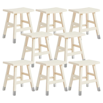 Tabouret de bar empilable chic en acrylique aux couleurs vibrantes