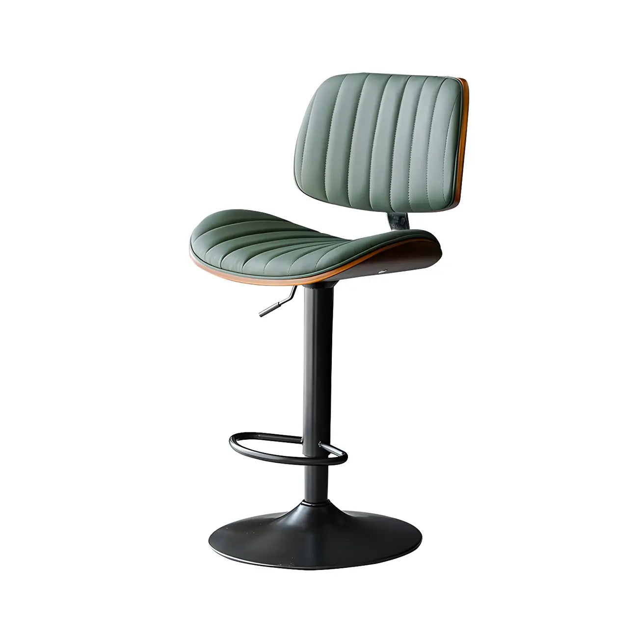 Tabourets de bar pivotants réglables modernes en similicuir