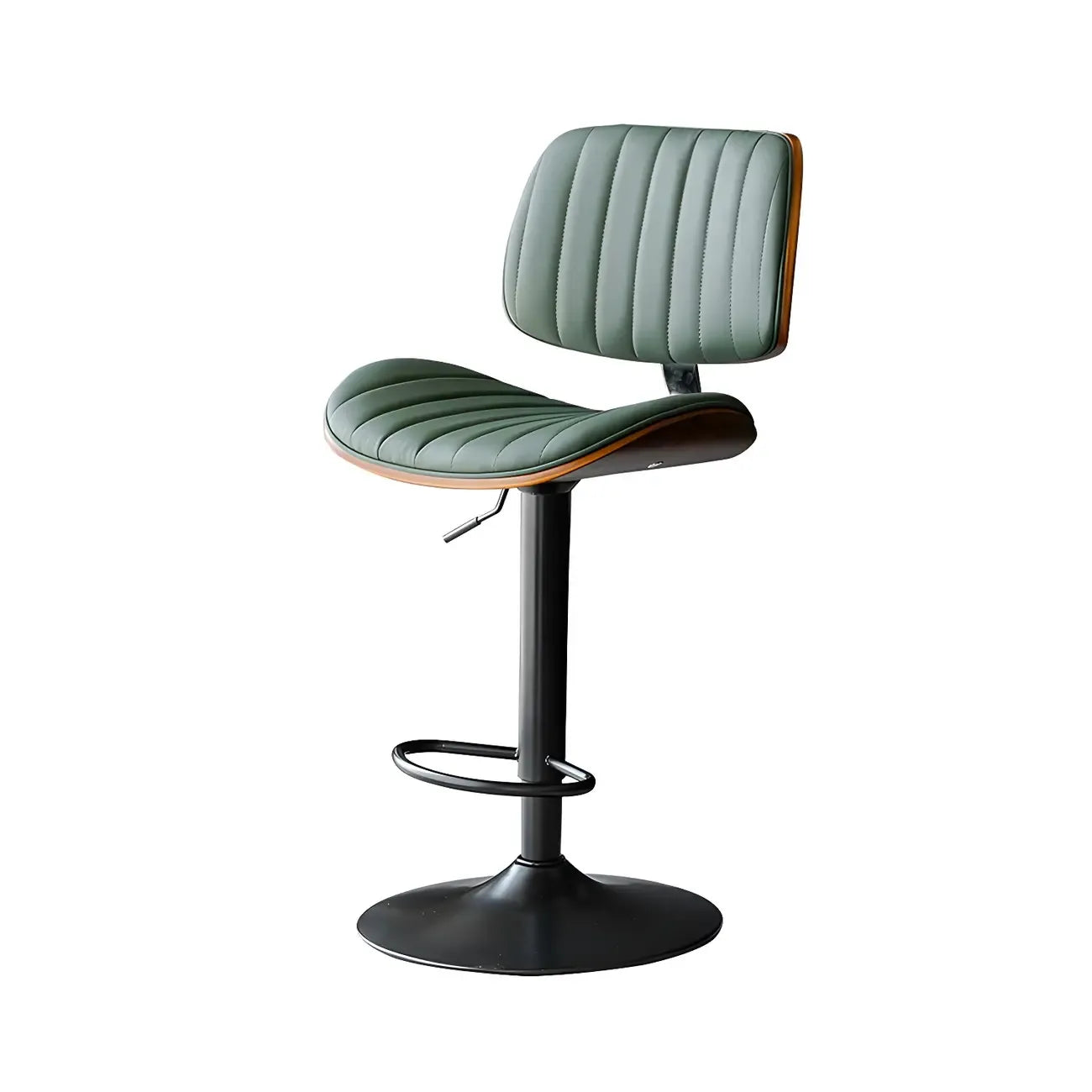 Tabourets de bar pivotants réglables modernes en similicuir