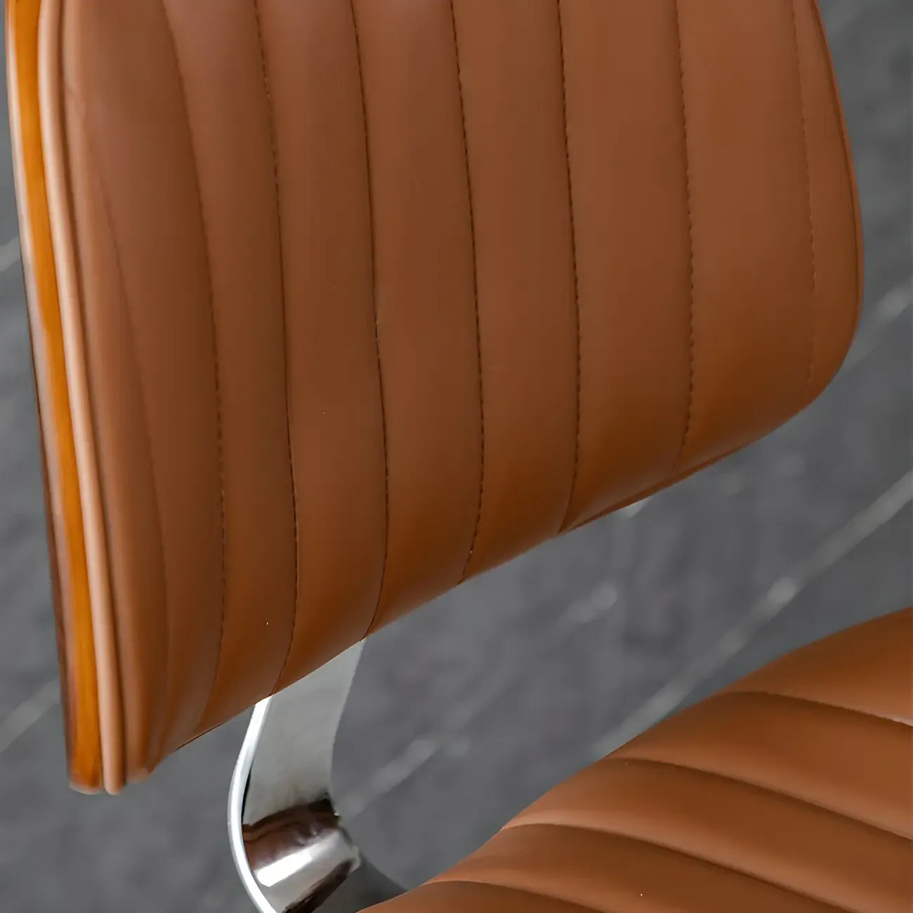 Tabourets de bar pivotants réglables modernes en similicuir