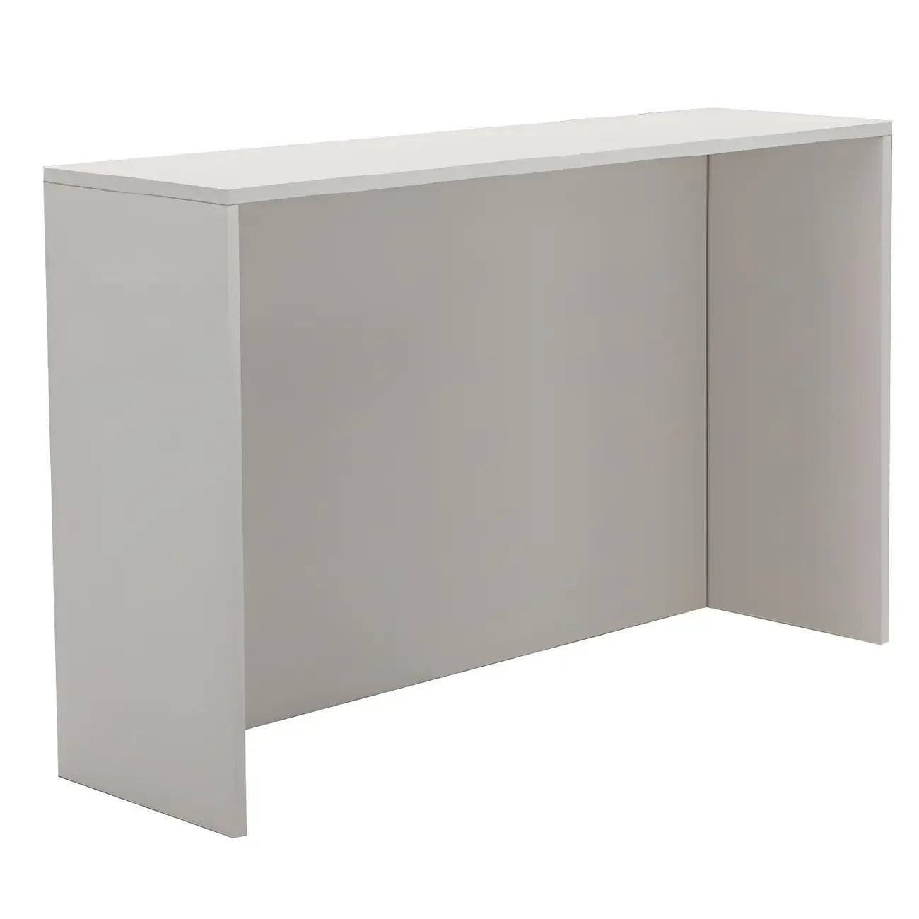 Table de bar rectangulaire blanche en bois pour salon