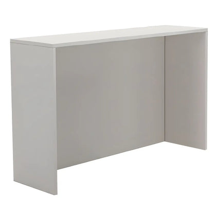Table de bar rectangulaire blanche en bois pour salon