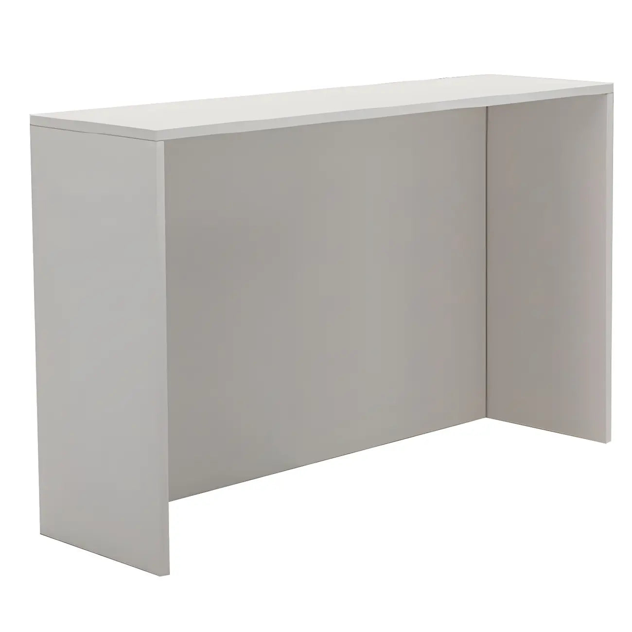 Table de bar rectangulaire blanche en bois pour salon