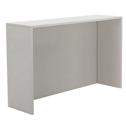 Table de bar rectangulaire blanche en bois pour salon