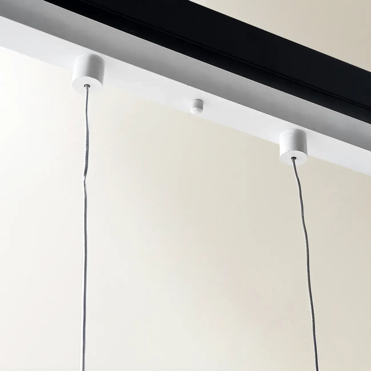 Lustre moderne en verre et LED pour îlot de cuisine